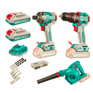 Kit Inal Taladro 76Nm+ Atornillador Imp 285Nm + Soplador 20V