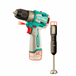 Combo Taladro Inalámbrico BL 16V + Minipimer + Accesorios