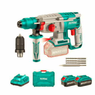 Rotomartillo BL Motor 20V + 2 Baterías 4Ah + Cargador