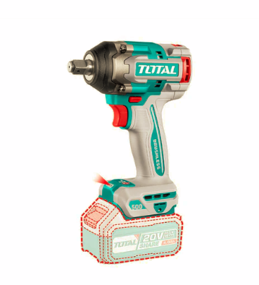 Llave de Impacto Inalámbrica 1/2' BL Motor 500 Nm + Dados