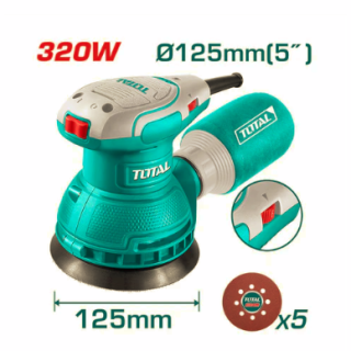 Lijadora Roto Orbital 125mm 320w